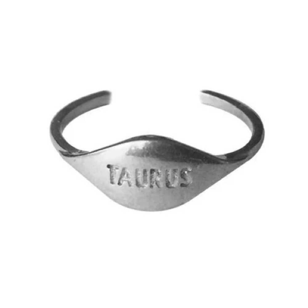 Taurus Zodiac Verameat Ring Adjustable